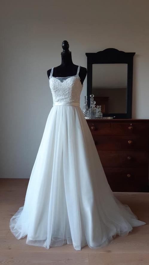 Trouwjurk maat 36, Kleding | Dames, Trouwkleding en Trouwaccessoires, Gedragen, Trouwjurk, Wit, Ophalen of Verzenden