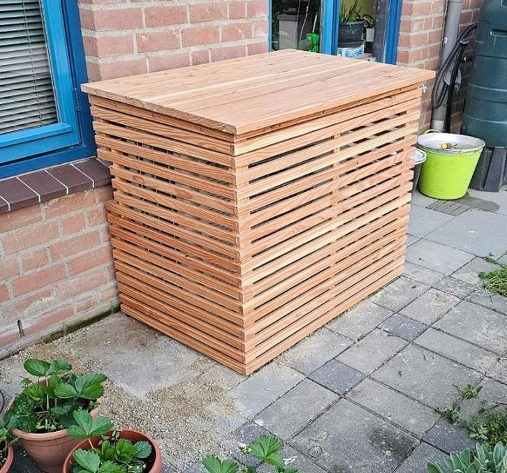 Een mooie strakke ombouw van Douglas hout voor je airco unit, Tuin en Terras, Tuinmeubel-accessoires, Nieuw, Ophalen