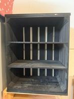 Houten Kist met 3 Planken Zwart, Huis en Inrichting, 50 tot 75 cm, Minder dan 50 cm, Ophalen of Verzenden, Zo goed als nieuw