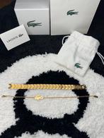 Lacoste armbanden set goud, Ophalen of Verzenden, Nieuw, Goud, Staal