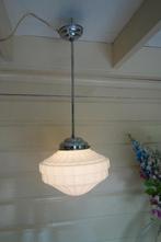 Twee schitterende antiek jaren 30 Franse opaline lampen, Antiek en Kunst, Ophalen of Verzenden