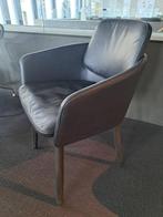 Design eetkamer stoel Arco Laze, Huis en Inrichting, Zwart, Leer, Ophalen of Verzenden, Zo goed als nieuw