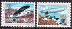 liechtenstein 1979 pf mi 723 - 724 europa cept vliegtuigen, Postzegels en Munten, Postzegels | Thematische zegels, Vliegtuigen