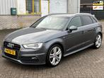 Audi A3 Sportback 1.4 TFSI 122 PK 6 BAK Bj 2013 S-line Sport, Voorwielaandrijving, Euro 5, Gebruikt, Zwart