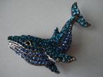 Walvis broche, Sieraden, Tassen en Uiterlijk, Overige materialen, 4 tot 7 cm, Overige kleuren, Nieuw