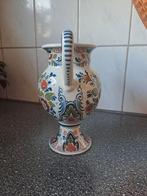 Vintage vaas delft kleurrijk., Ophalen of Verzenden