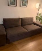 HOES van IKEA /KIVIK 3zitsbank Grijs/bruine kleur, Ophalen of Verzenden, Zo goed als nieuw, 75 tot 100 cm, 200 tot 250 cm