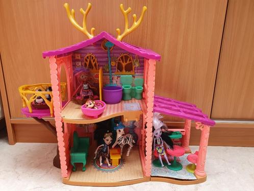 enchantimals, Kinderen en Baby's, Speelgoed | Poppenhuizen, Gebruikt, Poppenhuis, Ophalen of Verzenden