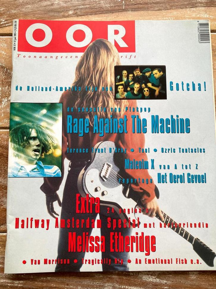 OOR Magazine 1993 TOOL Rage Against The Machine GOTCHA Sjako, Boeken, Tijdschriften en Kranten, Muziek, Film of Tv, Ophalen of Verzenden