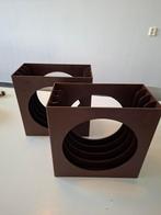 2x Schweizer Design platenrek elpees, vinyl vintage jaren 70, Cd's en Dvd's, Vinyl | Overige Vinyl, Ophalen of Verzenden, Gebruikt