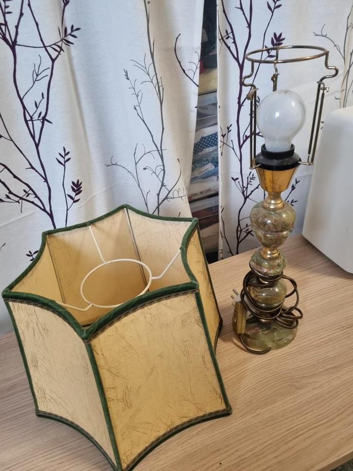 Vintage Retro Lamp met Lampenkap, Antiek en Kunst, Antiek | Lampen, Ophalen