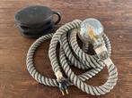 Plafondlamp met scheepskatrol (in Leiden), Ophalen, Gebruikt, Overige materialen