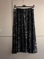 Zwarte glitter pailletten rok - Maat S - Nieuw!, Kleding | Dames, Rokken, Zwart, Nieuw, Ophalen of Verzenden, Knielengte