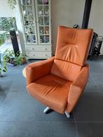 GEALUX FAUTEUIL VAN LEER, Ophalen, Zo goed als nieuw, Leer