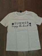 wit t-shirt maat 32/34, Wit, Ophalen of Verzenden, Zo goed als nieuw, Korte mouw