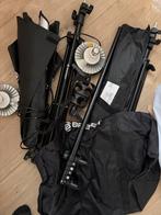 Zgan: Bresser BR-225B LED Daglichtset Studiolamp + tas, Ophalen of Verzenden, Gebruikt, Lamp of Flitsset
