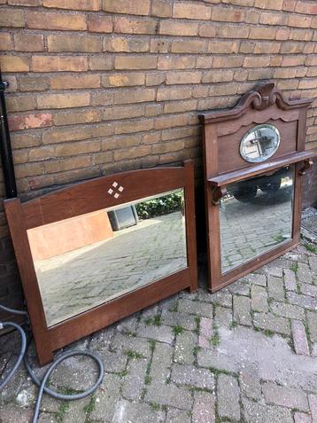 Oude antieke spiegels twee stuks beschikbaar voor biedingen