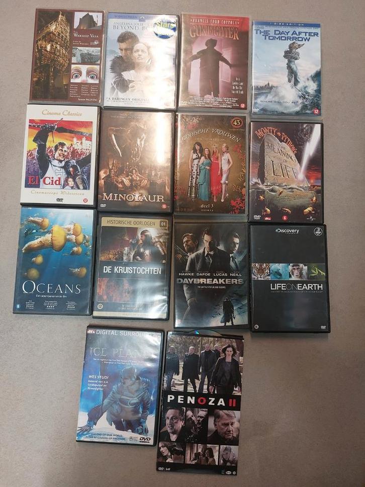 DVD Collectie - 14 stuks, Cd's en Dvd's, Dvd's | Overige Dvd's, Gebruikt, Ophalen of Verzenden