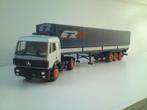 Herpa Mercedes SK huiftrailer CTR, Ophalen of Verzenden, Bus of Vrachtwagen, Zo goed als nieuw, Herpa