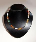 Ketting Edelstenen Mix Assorti Aventurijn Carneool Agaat, Sieraden, Tassen en Uiterlijk, Edelstenen, Verzenden, Zo goed als nieuw