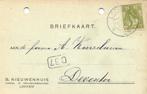 B. Nieuwenhuis, Lochem - 09.1919 - briefkaart, Postzegels en Munten, Ophalen of Verzenden, Briefkaart
