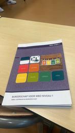 Burgerschap boek MBO niveau 1, Ophalen, Nieuw