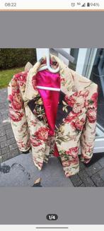 Bloemenkostuum op maat, M/L, gordijnstof, Kostuum of Pak, Overige kleuren, Maat 42/44 (L), Ophalen of Verzenden