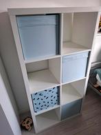 2x Kallax Ikea Vakkenkast 8-vaks + manden, Huis en Inrichting, Ophalen, 50 tot 100 cm, Zo goed als nieuw, Minder dan 100 cm