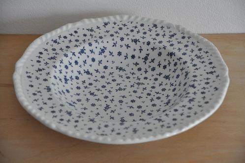 Schaal/diep bord Adams Spring mooi blauw bloemmotief, Huis en Inrichting, Keuken | Servies, Zo goed als nieuw, Bord(en), Overige stijlen