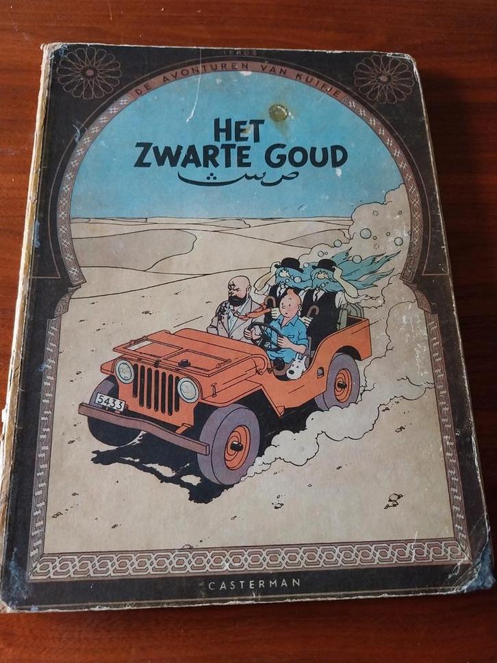 Kuifje Het Zwarte Goud 1e druk HC, Boeken, Stripboeken, Gelezen, Eén stripboek, Ophalen of Verzenden