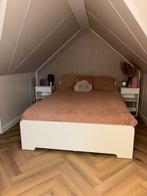 Mooi Twijfelaar Bed 140x200 - Eerste Week December Ophalen, Ophalen, Gebruikt, Wit, 140 cm