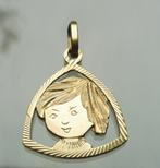 Gouden hanger "jongetje" 14 karaat. 1.72 gram, Overige voorstellingen, Verzenden, Zo goed als nieuw, Goud