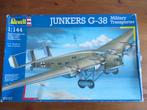 Junkers G-38 Military Transporter (Revell 1/144) 2 kits, Hobby en Vrije tijd, 1:144 tot 1:200, Revell, Ophalen of Verzenden, Zo goed als nieuw