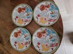 Blond 4 x Bla bla bla ontbijtbordjes 21.5 cm, Huis en Inrichting, Keuken | Servies, Ophalen of Verzenden, Aardewerk, Blond Amsterdam