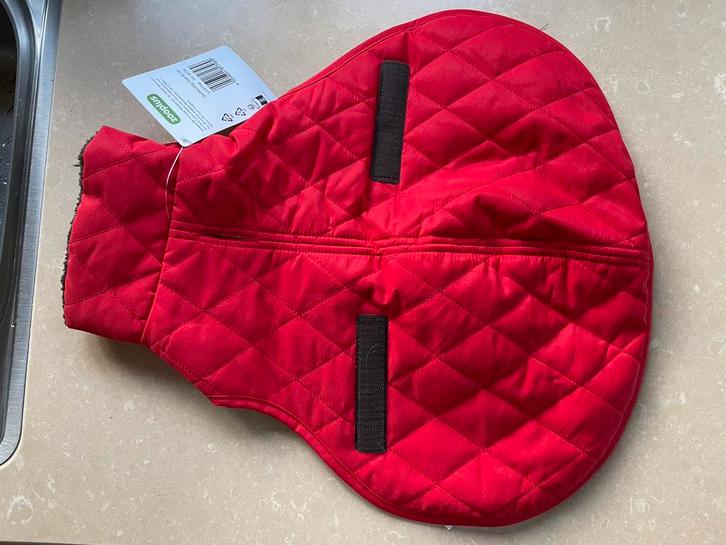 Waterdicht hondenjasje, medium, gevoerd, klittenbandsluiting, Dieren en Toebehoren, Hondenkleding, Nieuw, Hondenjas, Ophalen of Verzenden