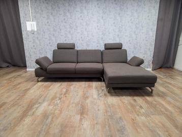 GRATIS BEZORGEN | Z.G.A.N Taupe Bruin Hoekbank van H&H beschikbaar voor biedingen