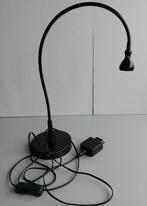 Zwarte Ikea Supply bureaulamp, Led, Led, Ophalen of Verzenden, Zo goed als nieuw, Metaal of Aluminium