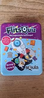 Squla FlitsQuiz - Het Supersnelle Kennisspel, Ophalen of Verzenden, Zo goed als nieuw, Squla, Reisspel