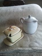 MOBACH UTRECHT STROOPKANNETJE EN JAMPOTJE, Antiek en Kunst, Antiek | Keramiek en Aardewerk, Ophalen of Verzenden