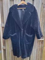 Bontjas nepbont zwart halflang Couture Helene, Kleding | Dames, Ophalen of Verzenden, Zo goed als nieuw, Maat 42/44 (L), Zwart