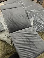 Tuinstoelkussens grijs velvet 4x NIEUW!, Ophalen, Nieuw