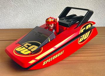 Playmobil Meeneem Speedboot. beschikbaar voor biedingen