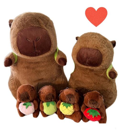 Capybara familie knuffels!! Nieuw!, Kinderen en Baby's, Speelgoed | Knuffels en Pluche, Nieuw, Overige typen, Verzenden