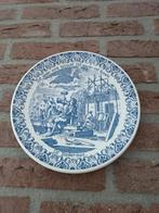 Wandbord delfts blauw De timmerman doorsnee 23cm, Antiek en Kunst, Ophalen of Verzenden