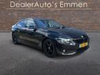 BMW 4-serie Gran Coupé 418i ECC LMV NAVIGATIE XENON, Auto's, Automaat, Gebruikt, Euro 6, Zwart