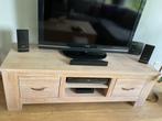 Tv meubel white wash, Huis en Inrichting, Kasten | Televisiemeubels, Ophalen, Gebruikt, 100 tot 150 cm, Minder dan 100 cm