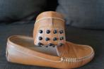Klassieke TOD'S Gommino Flats cognac maat 38, Kleding | Dames, Schoenen, Bruin, Verzenden, Zo goed als nieuw, Espadrilles of Moccasins