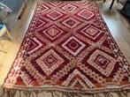 Groot vintage Marokkaans tapijt 281 x 181 cm –ca. 1975–1985, Bruin, 1063ML, 42-2, Info@bababoho.com, Ophalen of Verzenden