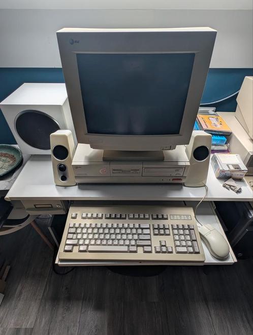 At&t globalist 486 met 200mb harddisk, Computers en Software, Vintage Computers, Ophalen