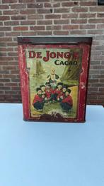 De Jong cacao Wormerveer blik trommel, Verzamelen, Ophalen of Verzenden, Zo goed als nieuw, Overige